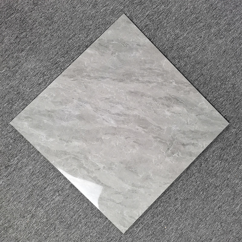 Haute de Gray Marble Polished Porcelain Tile brillante pour la cuisine intérieure de salon
