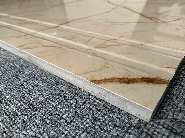La tuile moderne de porcelaine d'escalier fait un pas plein corps d'anti glissement que la cannelure a intégré contemporain