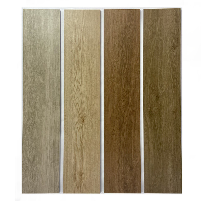 mode de Brown de salle de bains de décoration de carrelages de porcelaine d'effet en bois de 200*1000mm
