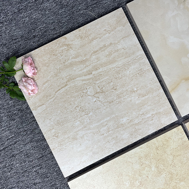 La conception moderne de plancher a glacé la porcelaine orange-clair 30x30cm de salle de bains de carreaux de céramique