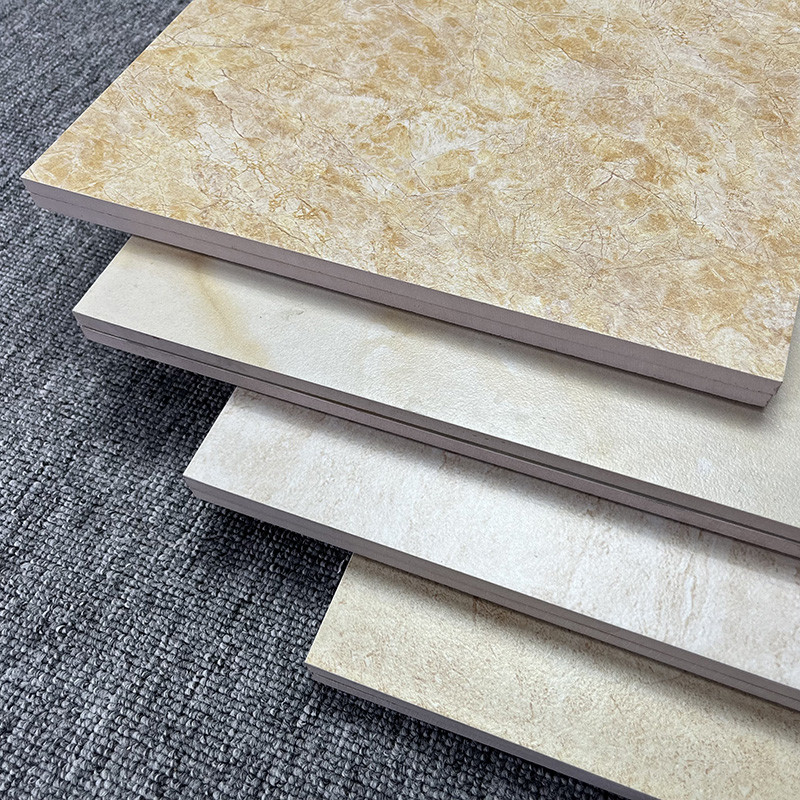 La conception moderne de plancher a glacé la porcelaine orange-clair 30x30cm de salle de bains de carreaux de céramique