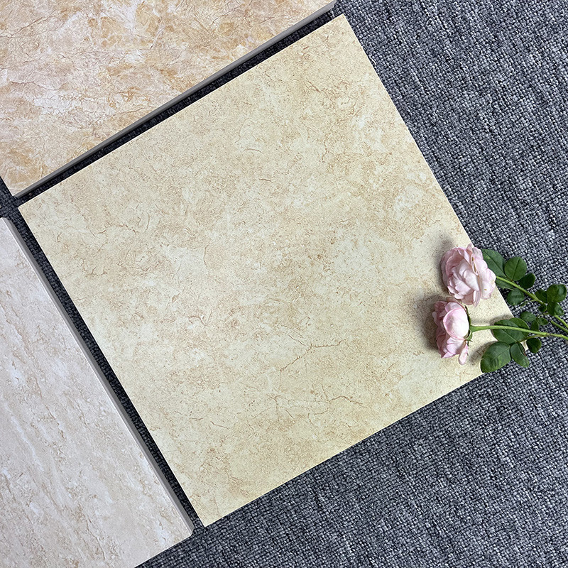 La conception moderne de plancher a glacé la porcelaine orange-clair 30x30cm de salle de bains de carreaux de céramique