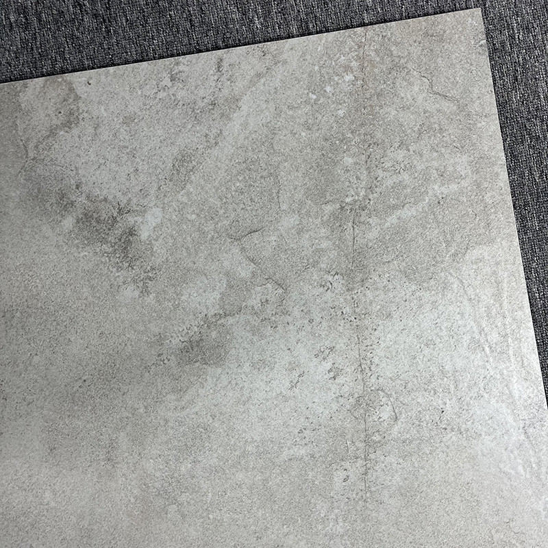 1200x600 a donné au mur une consistance rugueuse couvre de tuiles le salon semi Matt Gray Wabi Sabi Rustic résistant à l'usure