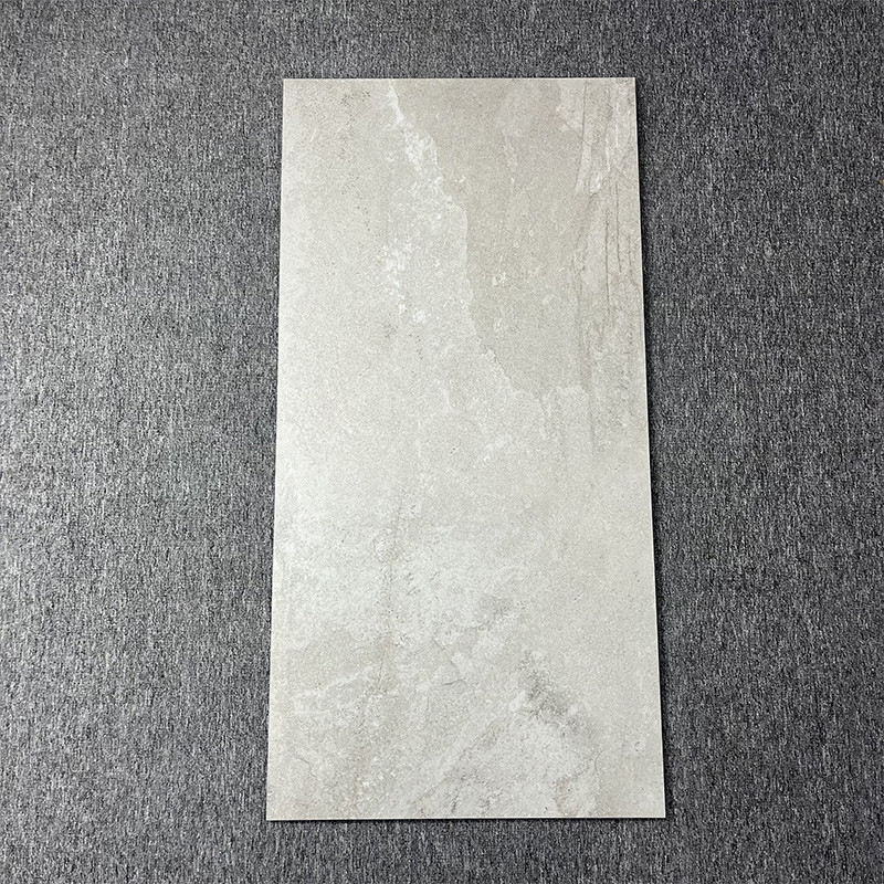 1200x600 a donné au mur une consistance rugueuse couvre de tuiles le salon semi Matt Gray Wabi Sabi Rustic résistant à l'usure