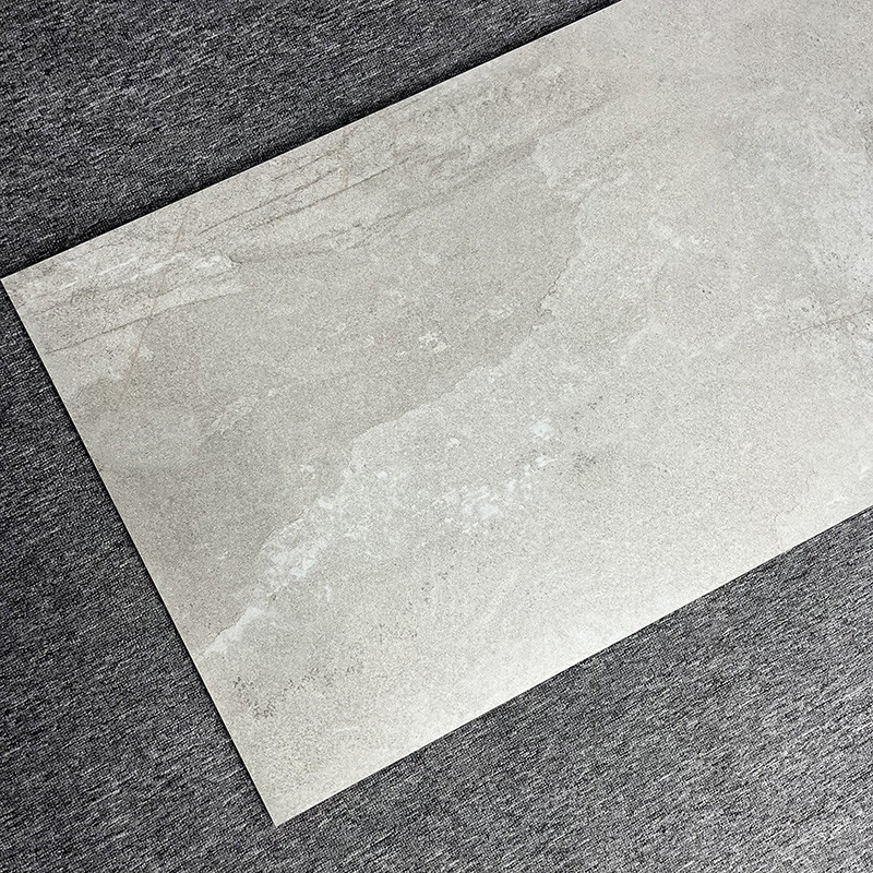 1200x600 a donné au mur une consistance rugueuse couvre de tuiles le salon semi Matt Gray Wabi Sabi Rustic résistant à l'usure