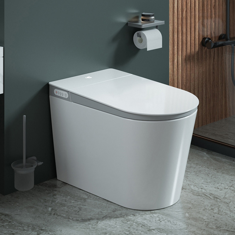 Bidet affleurant automatique électrique de carte de travail de cuvette des toilettes intelligente intelligente d'une seule pièce en céramique de plancher