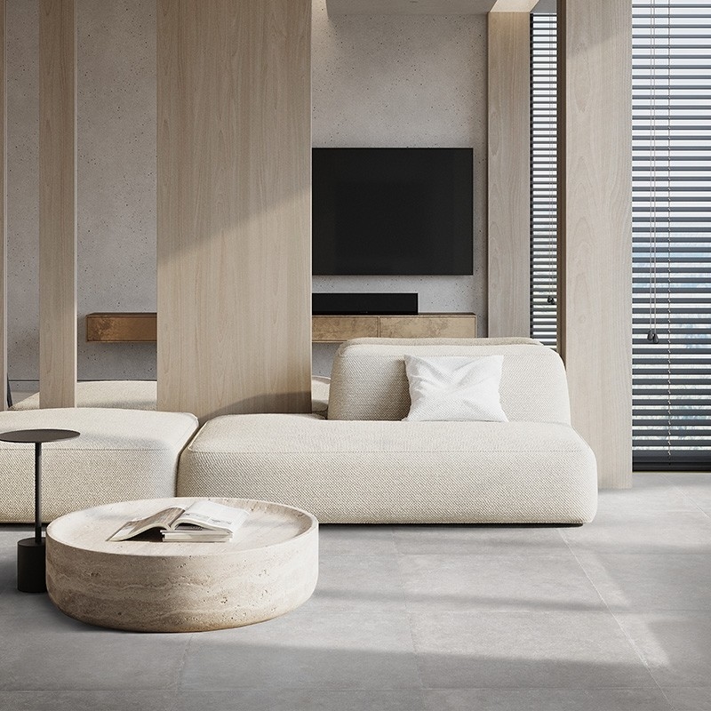 La porcelaine vitrée anti par glissement couvre de tuiles des carrelages de ciment de 600x600mm pour la cuisine/salle de bains