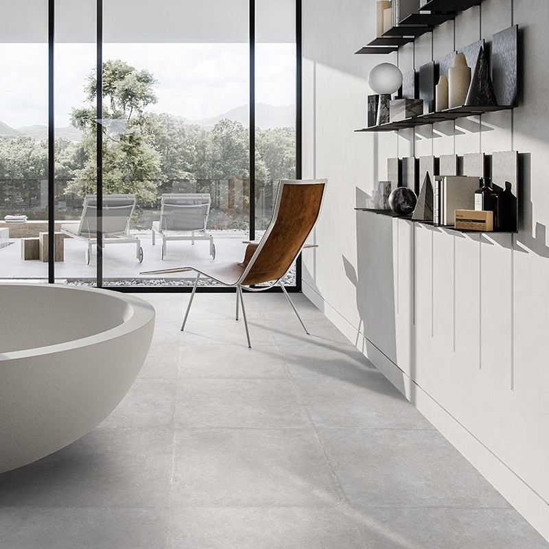 La porcelaine vitrée anti par glissement couvre de tuiles des carrelages de ciment de 600x600mm pour la cuisine/salle de bains