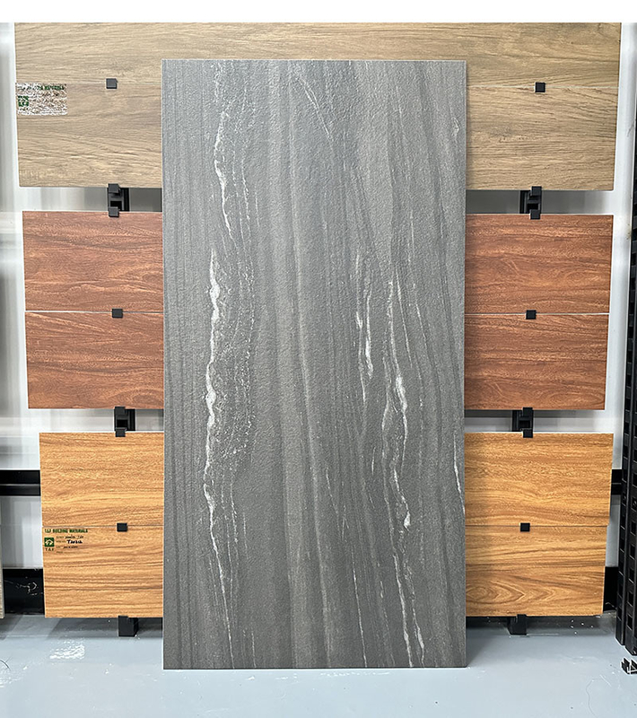 De Grey Living Room Rustic Porcelain de carrelage tuile Matte Finished de glissement non