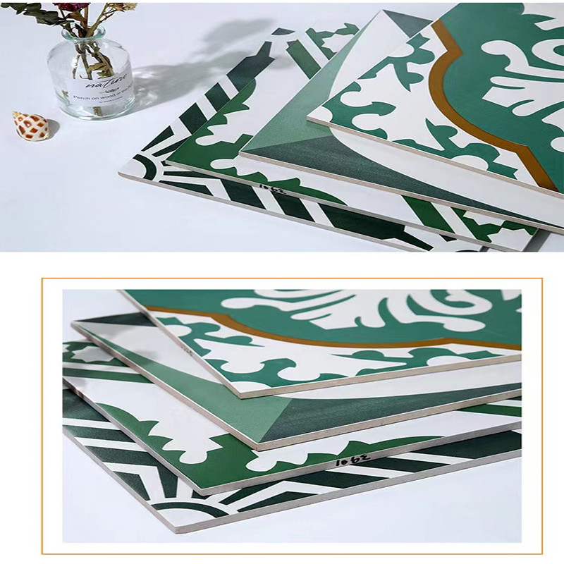 Tuiles décoratives de décoration de modèle de porcelaine de tuiles de porcelaine décorative à la maison de balcon