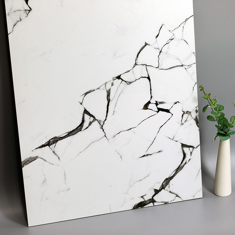 mur de salle de bains de Chambre de 60x120cm Matt Marble Porcelain Floor Tile et carrelage modernes blancs
