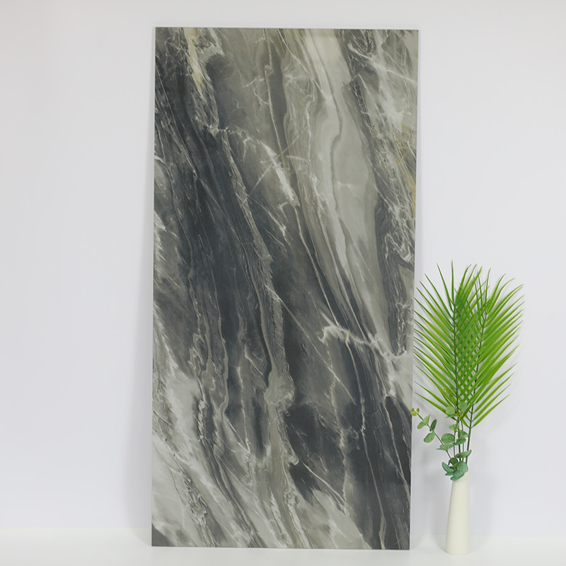 tuiles de plancher et de mur de salle de bains de 600*1200mm Grey Marble Floor Tiles For