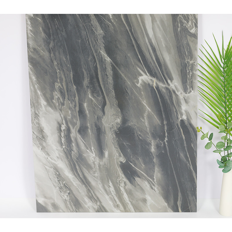 tuiles de plancher et de mur de salle de bains de 600*1200mm Grey Marble Floor Tiles For