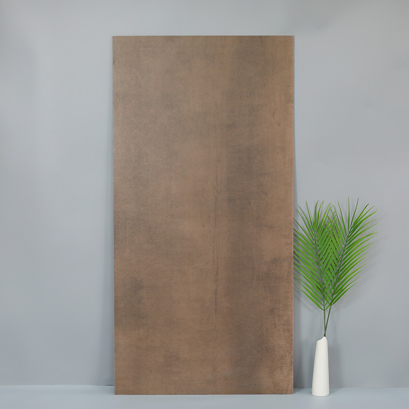 Carrelages intérieurs de nouvelle de style de Foshan couleur de Brown, tuiles rustiques du mur 600x1200
