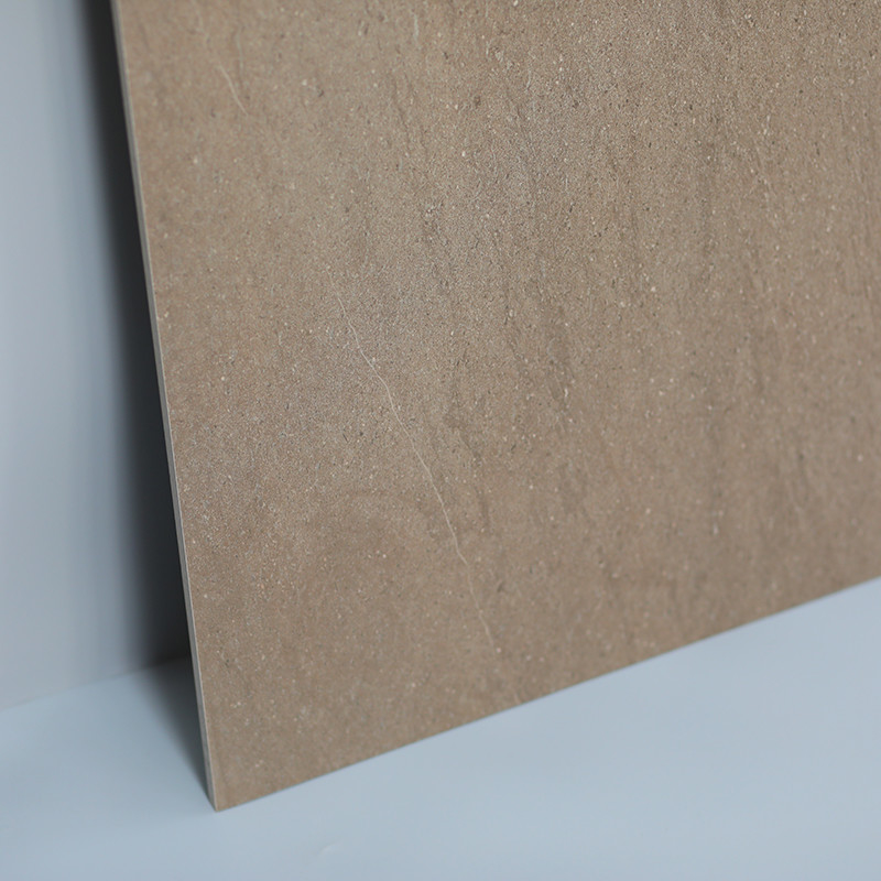 Carrelages intérieurs de nouvelle de style de Foshan couleur de Brown, tuiles rustiques du mur 600x1200
