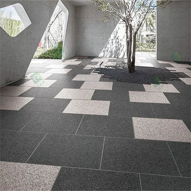 Les tuiles extérieures de porcelaine concrète rustique de finition rugueuse glissent non 2cm pour l'allée