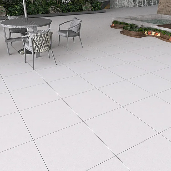 Du gris R12 Matte Surface Rustic Outdoor Porcelain de carrelage glissement non