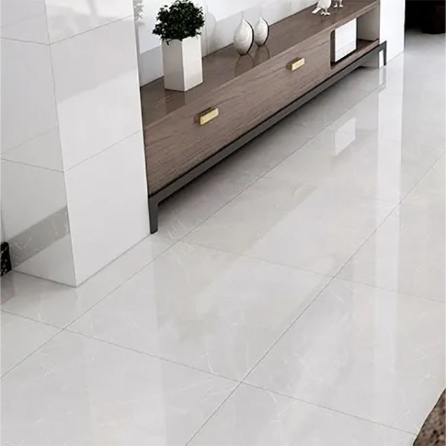 Hauts carrelages brillants de porcelaine de Gray Nature Texture Glazed Polished 600*600mm
