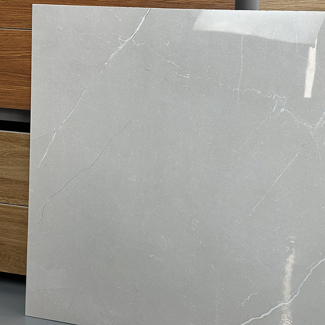 Hauts carrelages brillants de porcelaine de Gray Nature Texture Glazed Polished 600*600mm