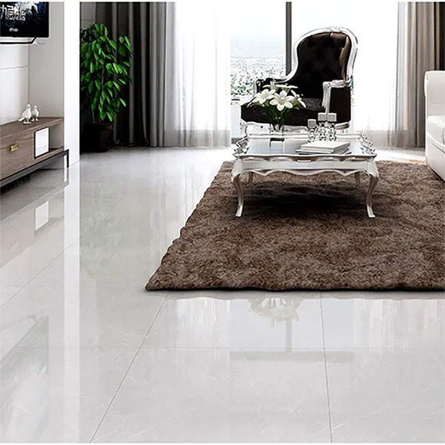 Hauts carrelages brillants de porcelaine de Gray Nature Texture Glazed Polished 600*600mm