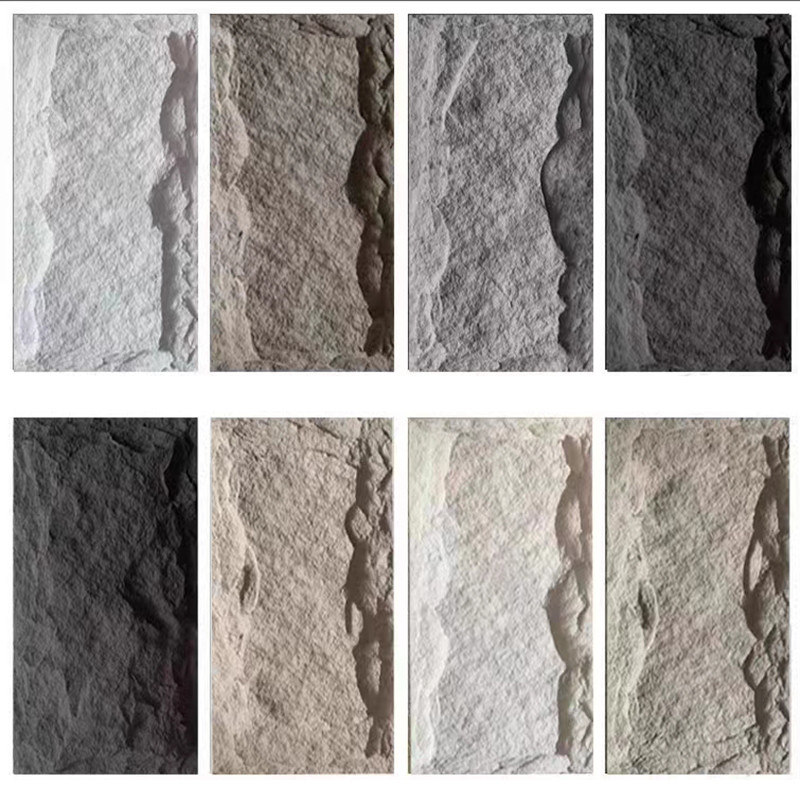 Panneaux en pierre de polyuréthane de culture de Faux d'unité centrale de revêtement extérieur d'intérieur artificiel du mur 3D
