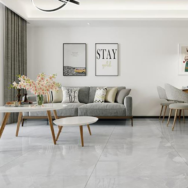 Tuiles résistant à l'acide de marbre de corps des carrelages de porcelaine de Foshan 60*60 pleines