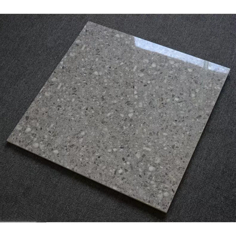 tuiles vitrées polies à haute brillance de sol de mosaïque de 60x60cm pour le plancher de mur de salle de bains de cuisine de salon