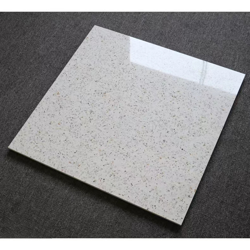 tuiles vitrées polies à haute brillance de sol de mosaïque de 60x60cm pour le plancher de mur de salle de bains de cuisine de salon