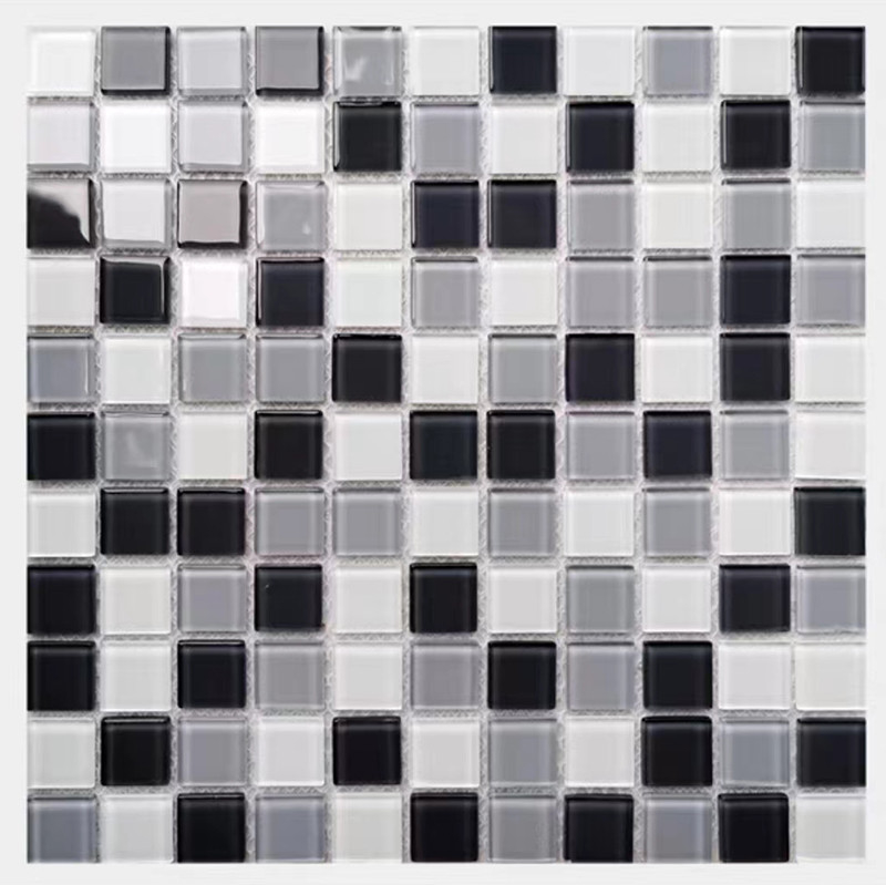 300x300mm mosaïque de verre cristallin carreaux de mur pour salle de bain piscine cuisine Backsplash