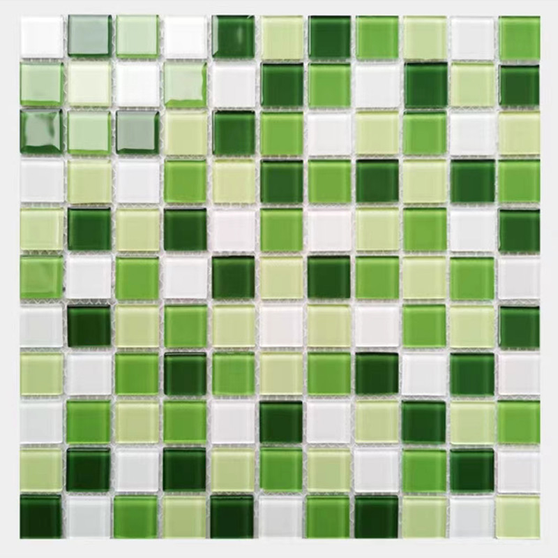 300x300mm mosaïque de verre cristallin carreaux de mur pour salle de bain piscine cuisine Backsplash