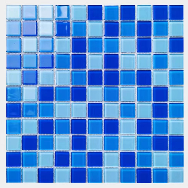 300x300mm mosaïque de verre cristallin carreaux de mur pour salle de bain piscine cuisine Backsplash