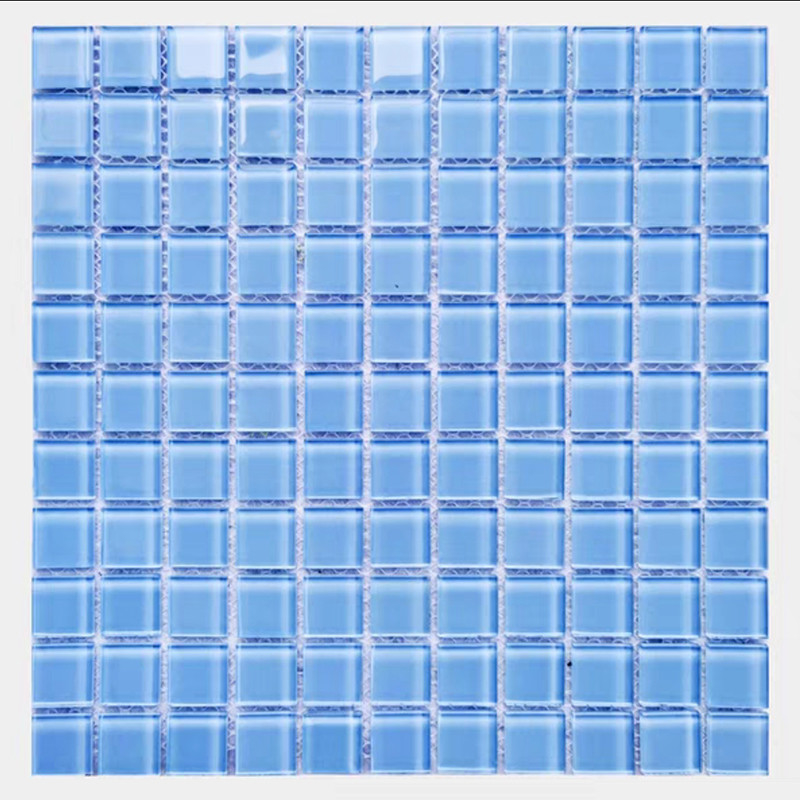 300x300mm mosaïque de verre cristallin carreaux de mur pour salle de bain piscine cuisine Backsplash