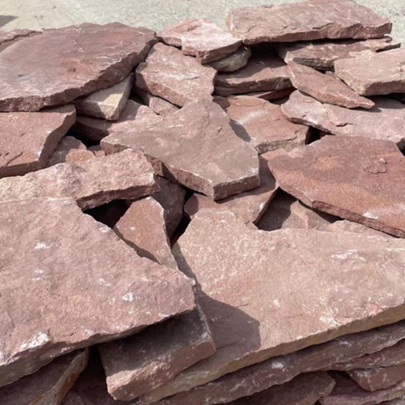 3D pierres de marbre naturel Random ardoise rouillée en maille de pierre de drapeau de jardin extérieur pavés de sol Carreaux de mur