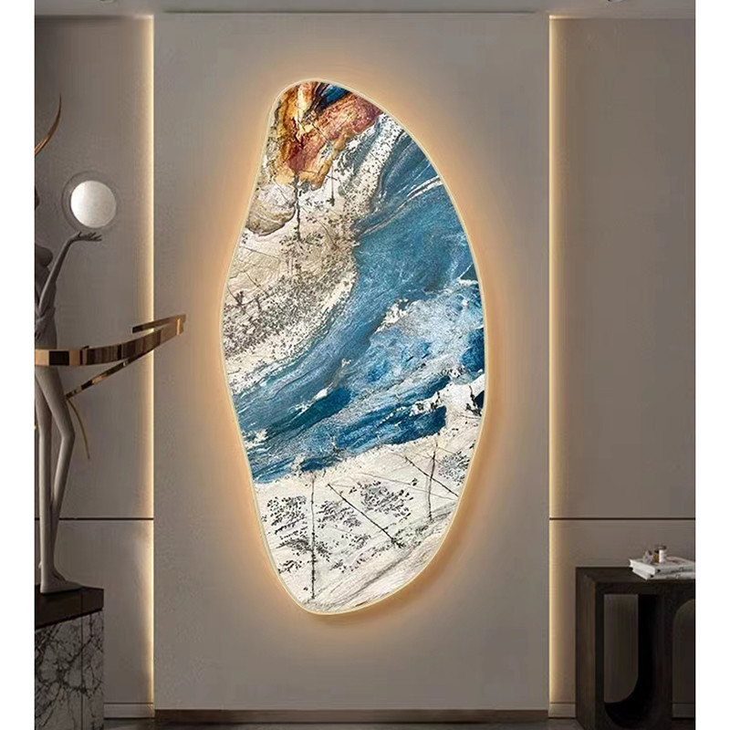 Hôtel de luxe en pierre de quartzite naturelle Villa salon décor mural Bureau de cuisine