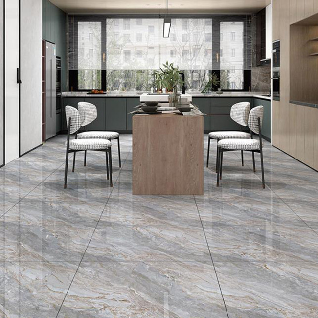 Des carreaux de porcelaine de luxe pour le salon.