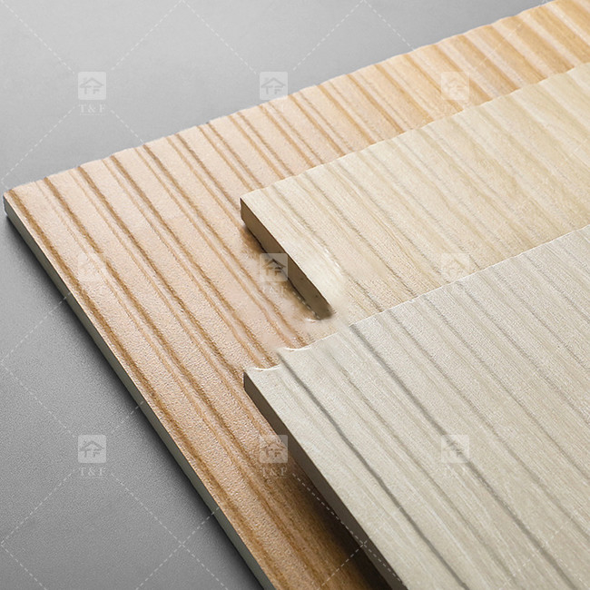 Grille tirée par le trou d'imitation bois Grain Carreaux céramiques Balcon Plancher Texture de luxe Fond de mur
