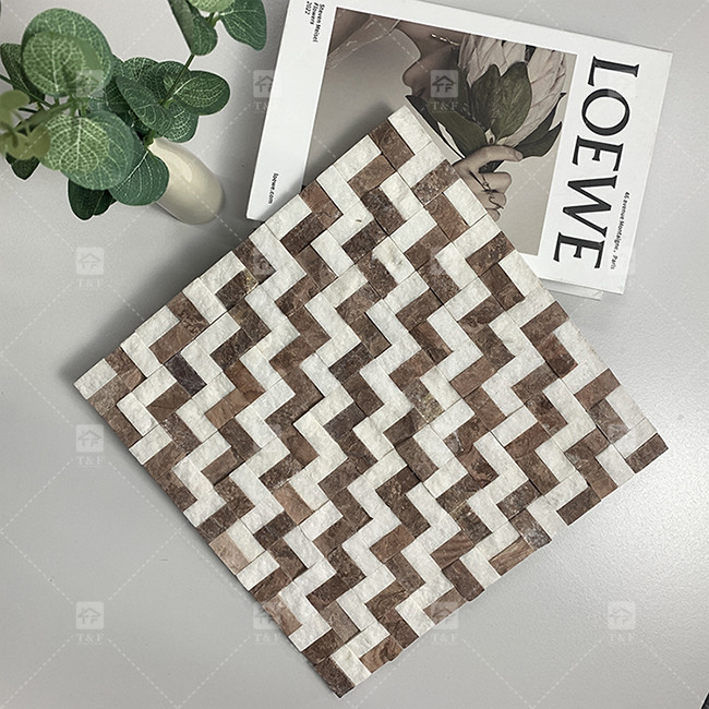 Marbre de pierre regarde mosaïque carreaux surface mate décorer salle de bain cuisine Backsplash