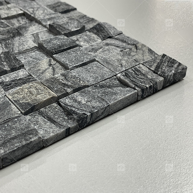 Marbre de pierre regarde mosaïque carreaux surface mate décorer salle de bain cuisine Backsplash