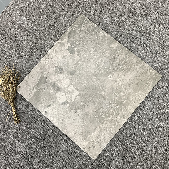 Corps complet Marbre Porcelaine Carreaux rustiques Couleur grise Pour le sol intérieur et le mur