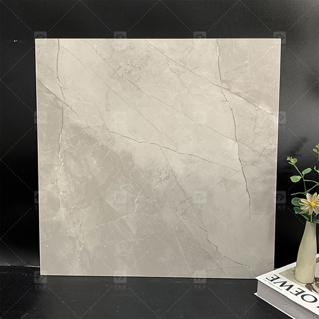 Corps complet Marbre Porcelaine Carreaux rustiques Couleur grise Pour le sol intérieur et le mur