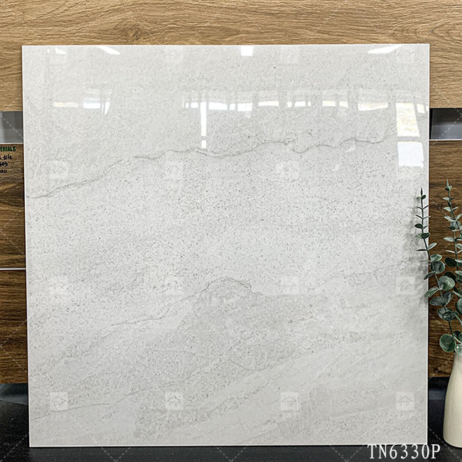Corps entier Couleur grise Marbre Porcelaine Brillante Carreaux Pour le plancher intérieur Et le mur