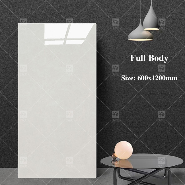Porcelaine vitrée à grande taille moderne Carreaux de marbre gris pour le mur intérieur de forme carrée