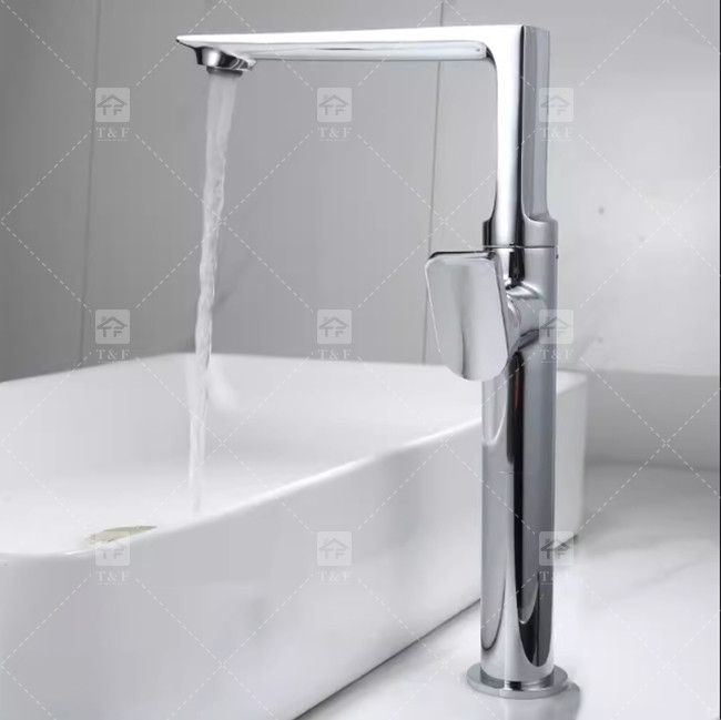 robinet de cuve en or brossé cuivre chaud et froid lavage des mains et du visage shampooing noir robinet de cuve de table rotatif