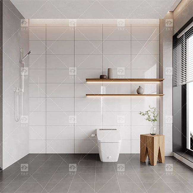 Carreaux de porcelaine super blancs pour la décoration de la maison 300x600 Carreaux de mur de cuisine Carreaux de céramique de surface polie