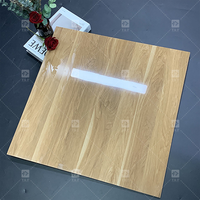 Carreaux de sol en porcelaine à l'intérieur brillants, antidérapants, vernis poli, porcelaine pour le salon