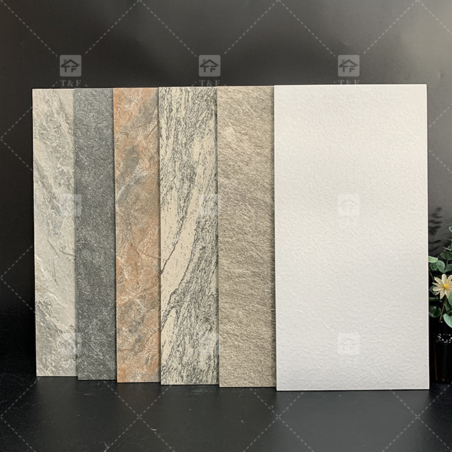300x600mm Carreaux céramiques 3D mat décoration murale extérieure Carreaux de porcelaine pour mur
