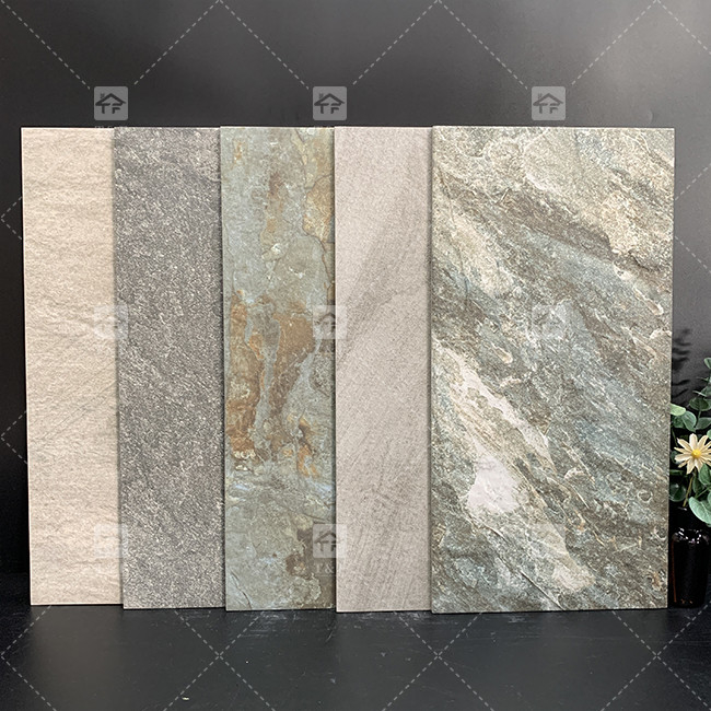 300x600mm Carreaux céramiques 3D mat décoration murale extérieure Carreaux de porcelaine pour mur