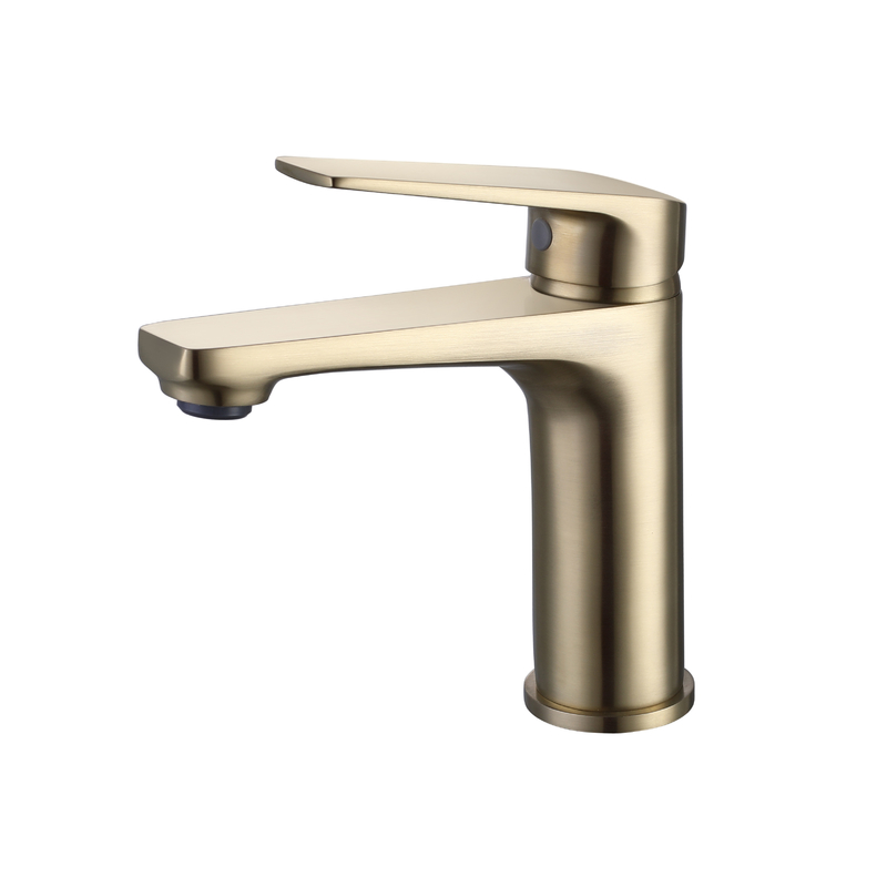 Robinets en laiton solides de bassin de salle de bains chauds et robinet extérieur frais de mélangeur de lavabo de Chrome