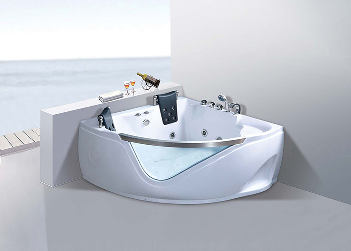 Jacuzzi de salle de bains de Hydromassage avec l'installation faisante le coin de 2 sièges