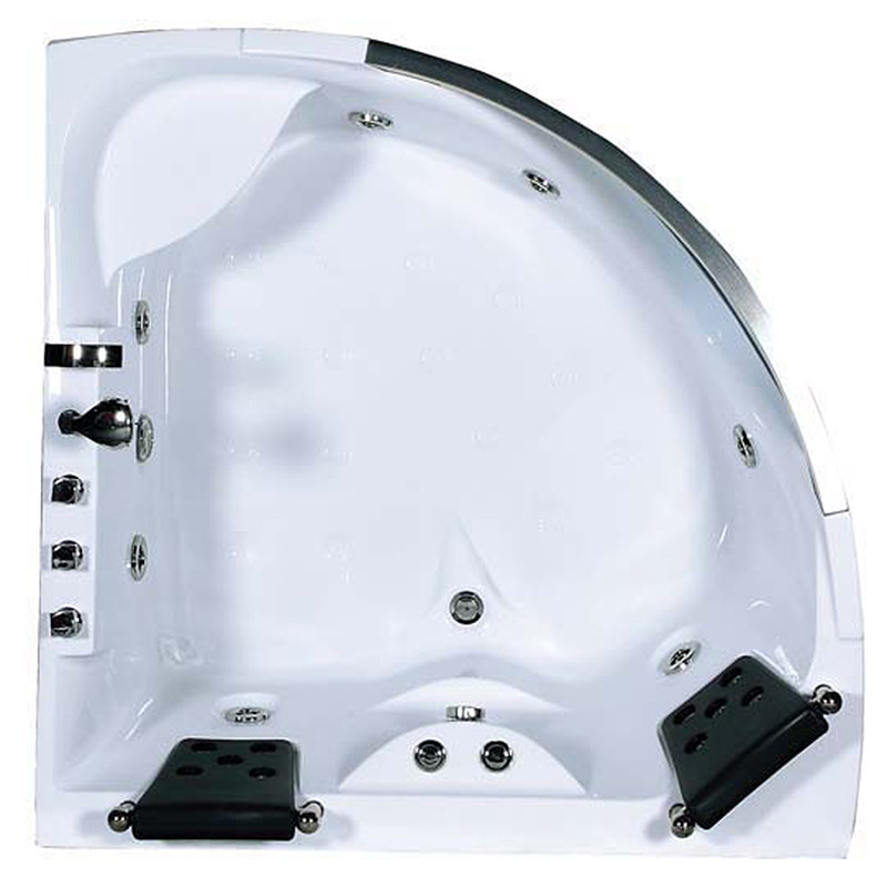 Jacuzzi de salle de bains de Hydromassage avec l'installation faisante le coin de 2 sièges